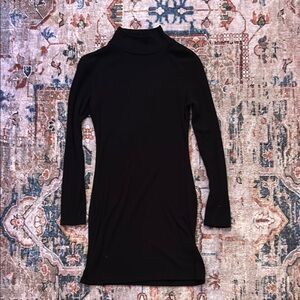 Black OGL Turtleneck Dress